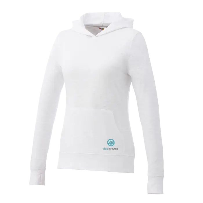 Women's White Pullover Hoody