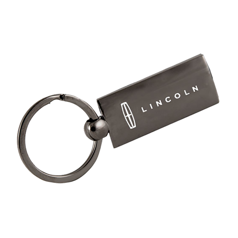 Chrome Gunmetal Keytag